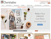 Tablet Screenshot of cherishables.com